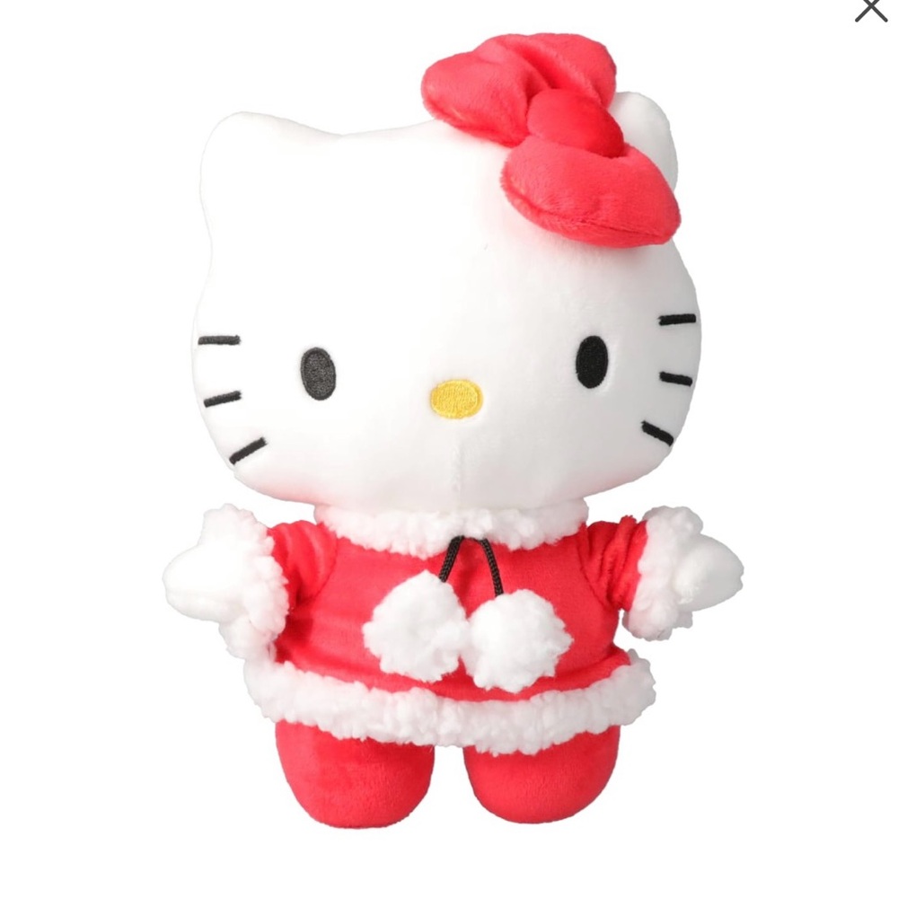 Hello Kitty Plush in Christmas outfit
